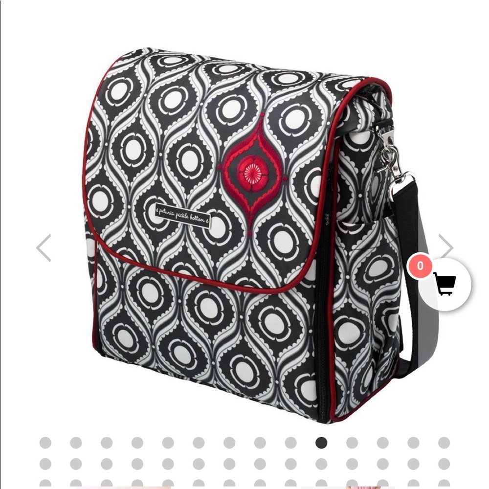 🔳🖤🔴Petunia Pickle Bottom “Boxy” Diaperbag